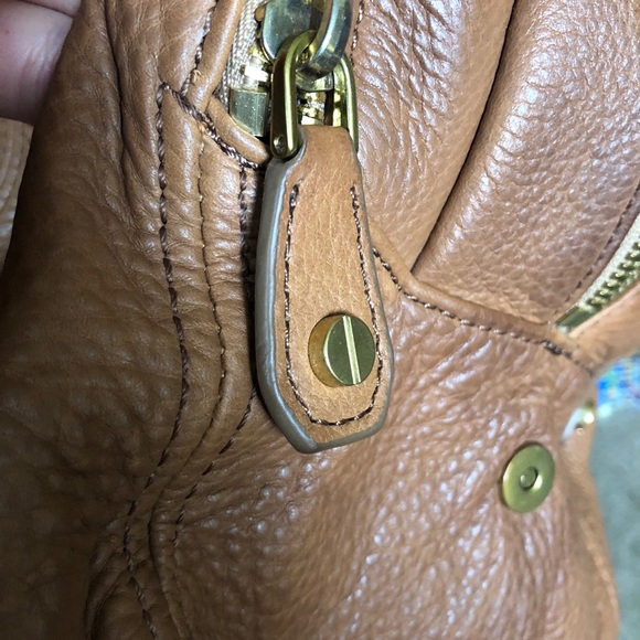 J. Crew Tan Leather Bienniel Satchel - Picture 9 of 9